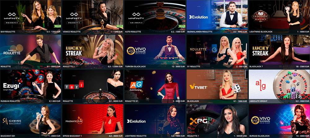 Букмекерская контора MELbet Live казино